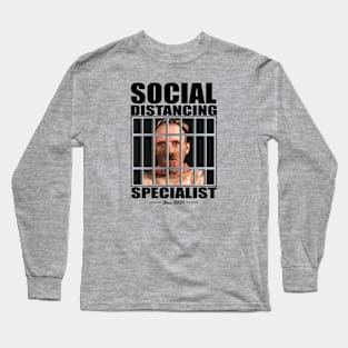 Dr Hannibal Lecter Social Distancing Specialist Long Sleeve T-Shirt